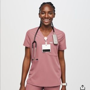 Figs scrubs set: mauve, size SMALL
